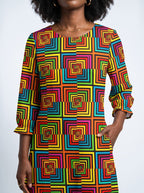"Msonge" Long Sleeve Maxi Dress