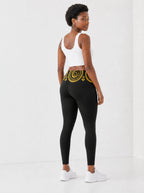 "Mamafo" Leggings — back view on model