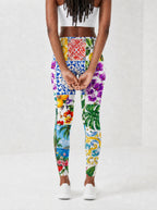 "Kisiwa" Leggings — back view on model