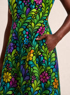 "Zumaridi" V Neck Midi Dress Promo