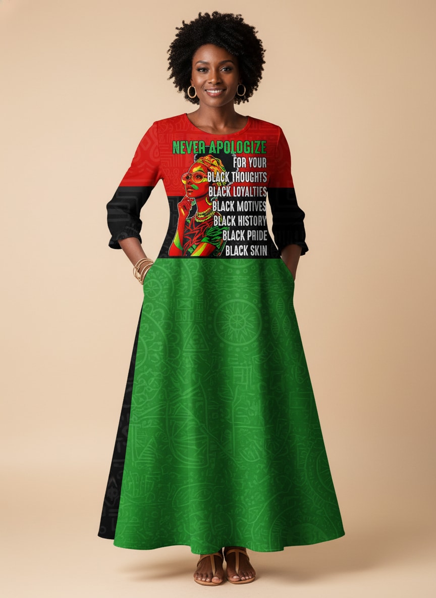 Unapologetic Long Sleeve Maxi Dress
