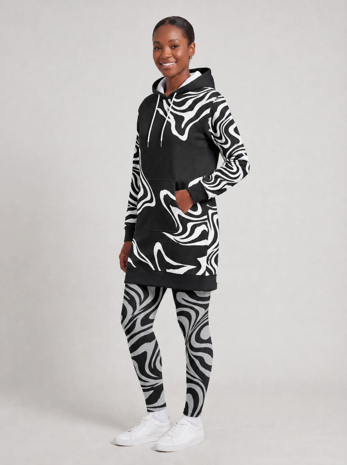 "Kimbunga" Hoodie Dress & Leggings Deal