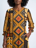"Ardhi" Long Sleeve Maxi Dress
