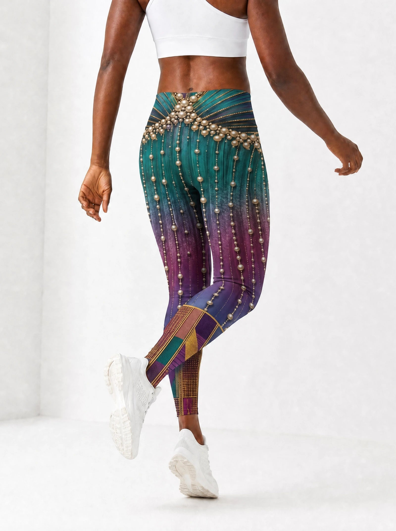 "Lulu" Leggings — back view on model