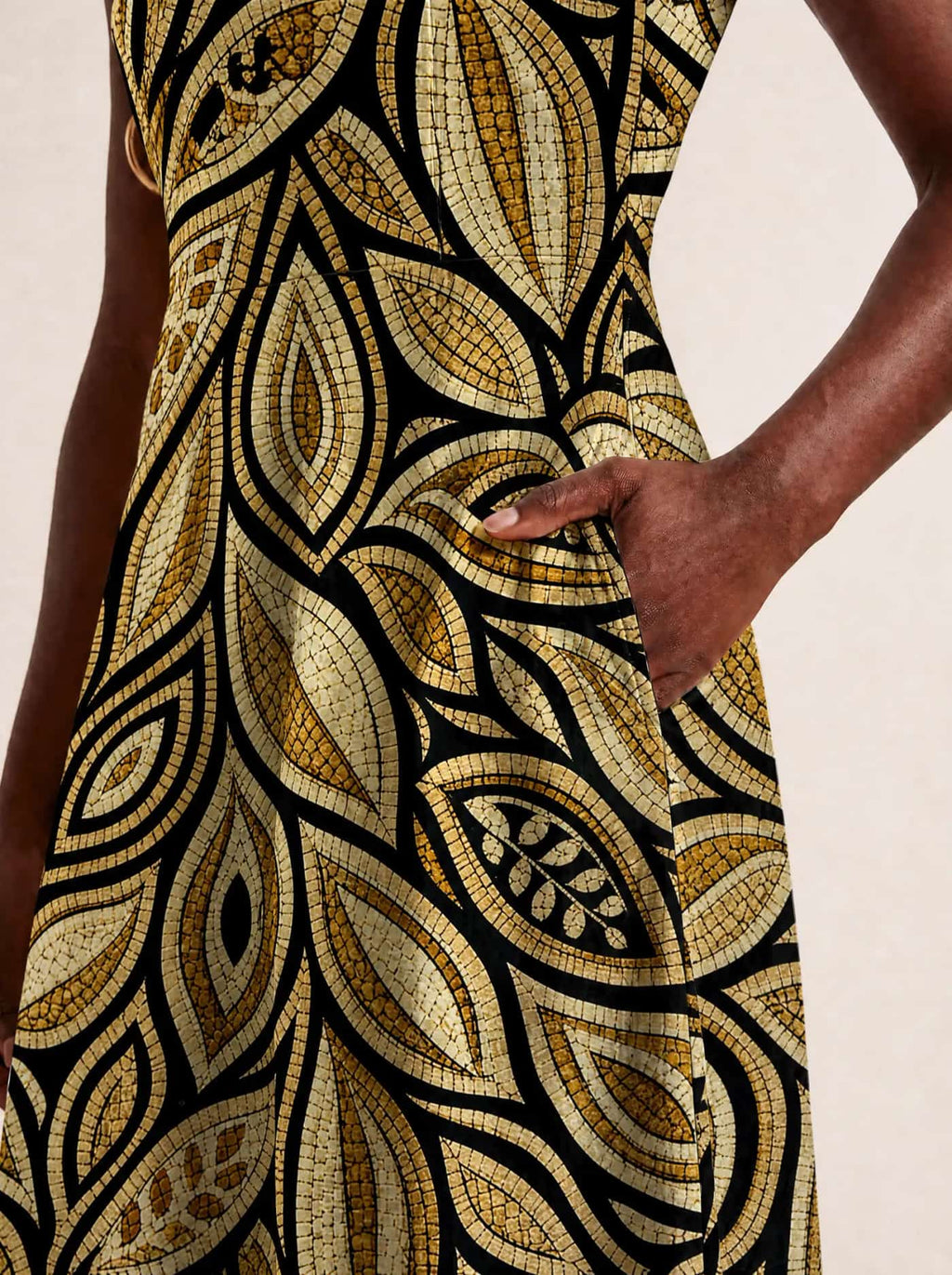 "Ashanti" V Neck Midi Dress Promo