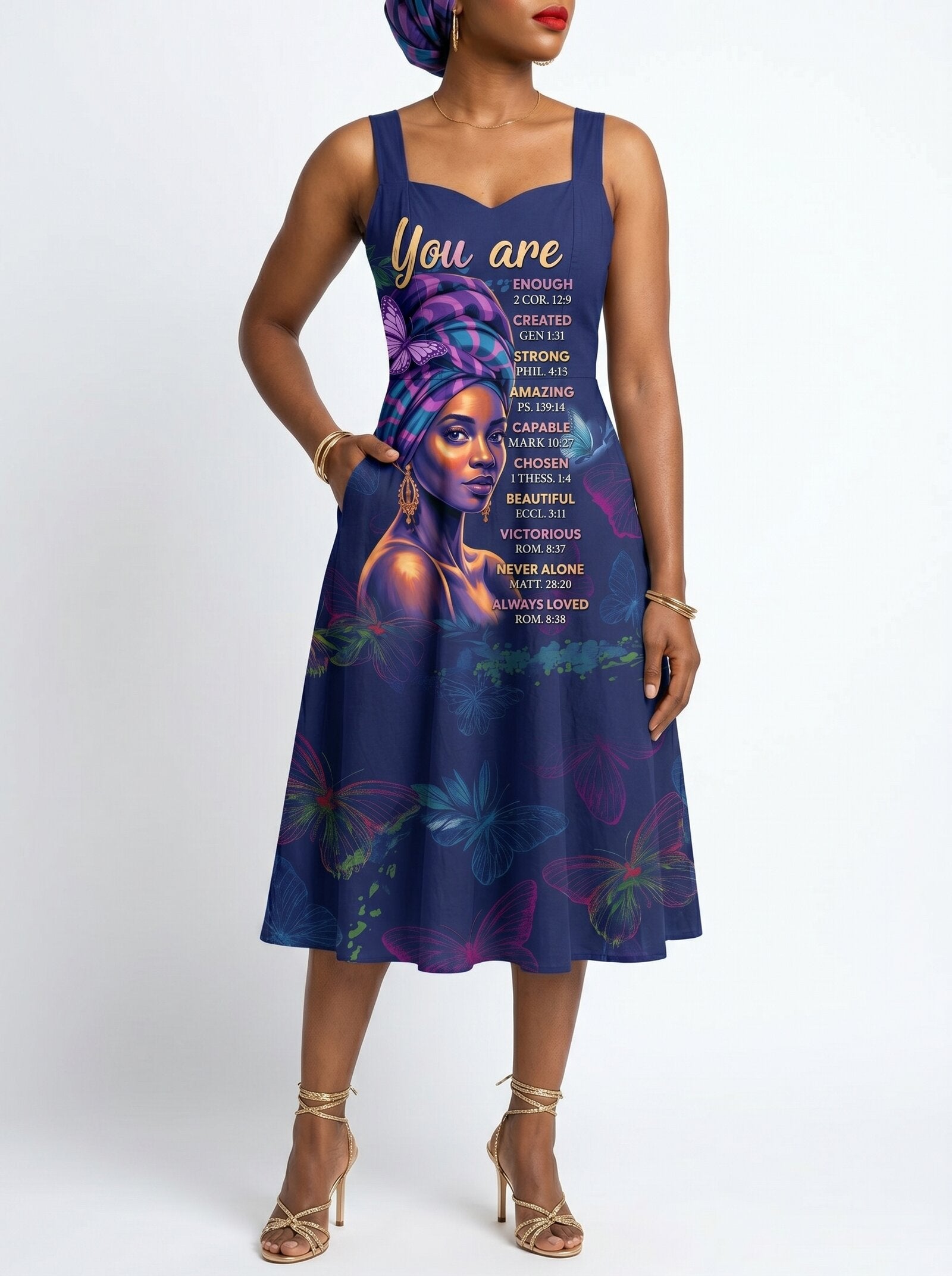 Blue Orchid Corset Dress