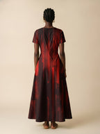 "Asante" Short Sleeve Maxi Dress