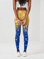"Angaza" Leggings — back view on model