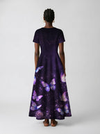 "Nyamekye" Short Sleeve Maxi Dress
