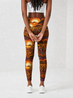 "Kijiji" Leggings — back view on model