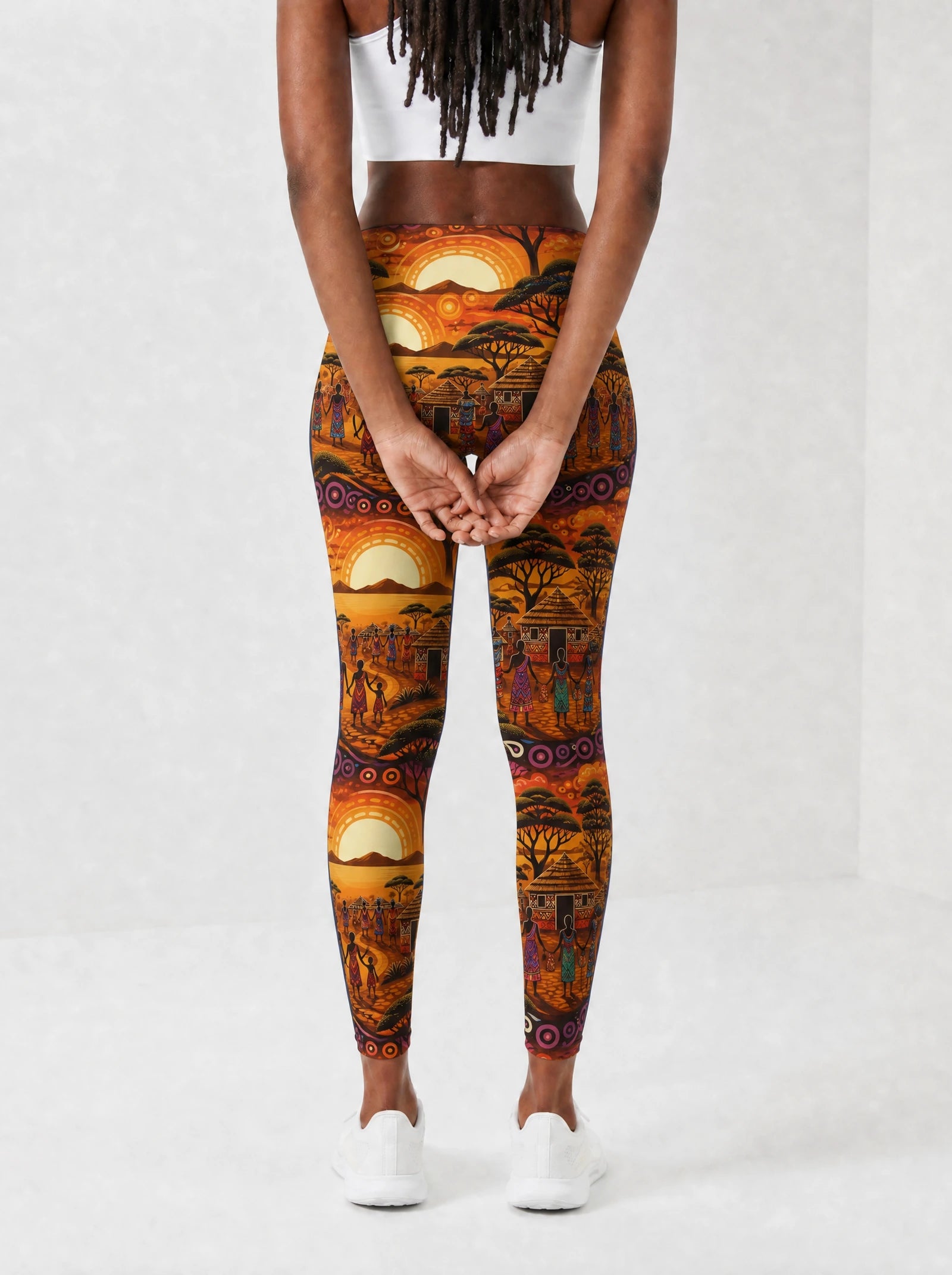 "Kijiji" Leggings — back view on model