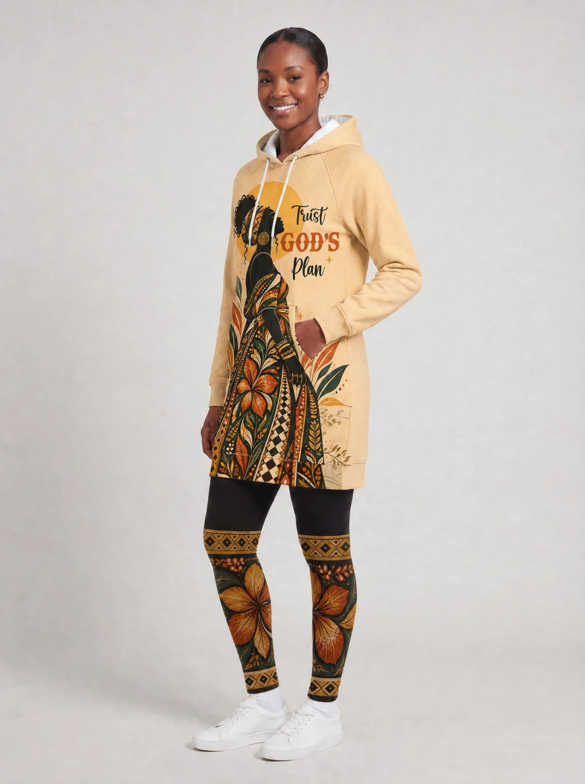 "Daima" Hoodie Dress & Leggings Deal
