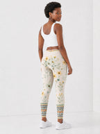 "Alizeti" Leggings — back view on model