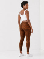 Black Girl Magic Leggings — back view on model