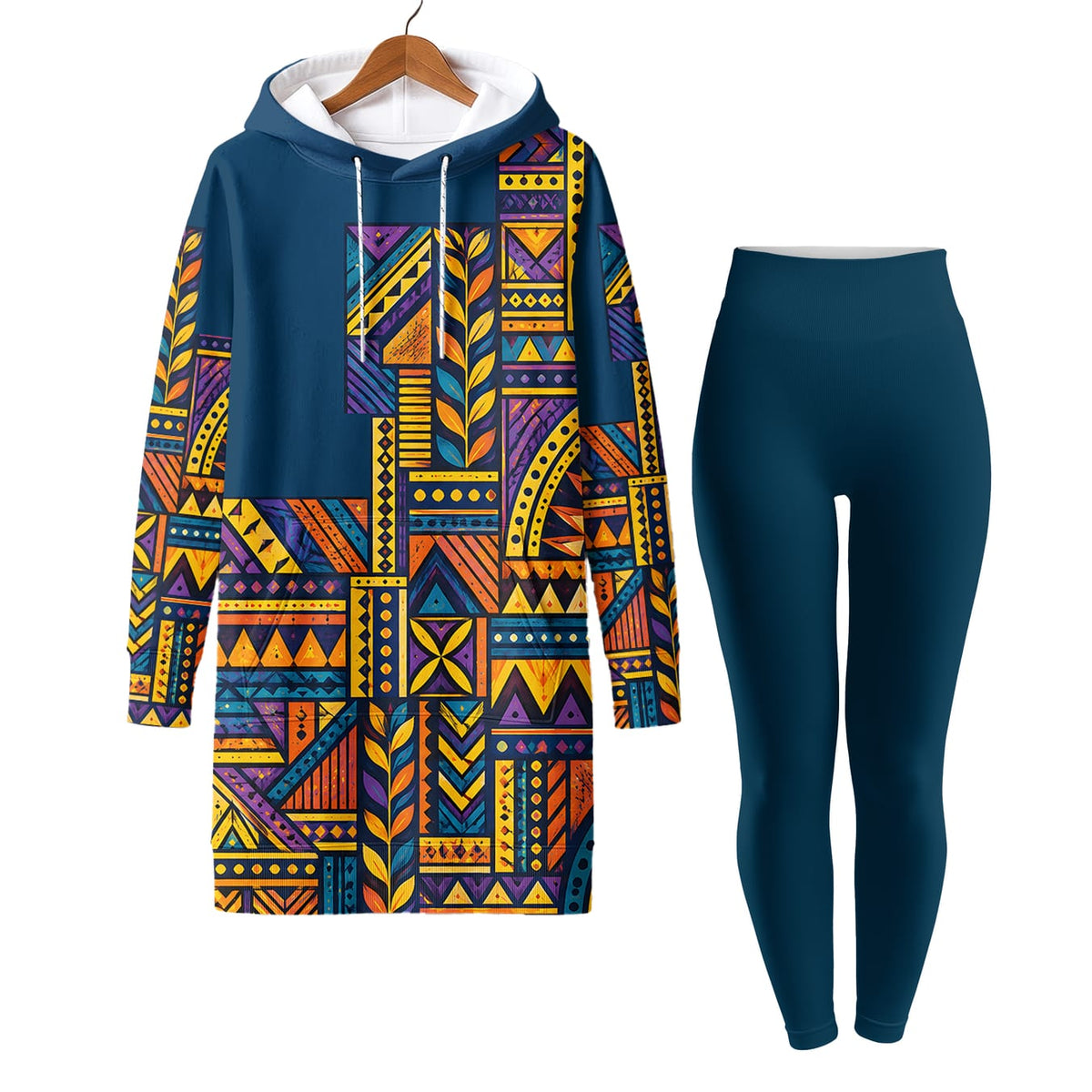 "Ngazi" Hoodie Dress & Leggings Deal