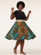 "Mto" Twirl Skirt — twirling, skirt flared out
