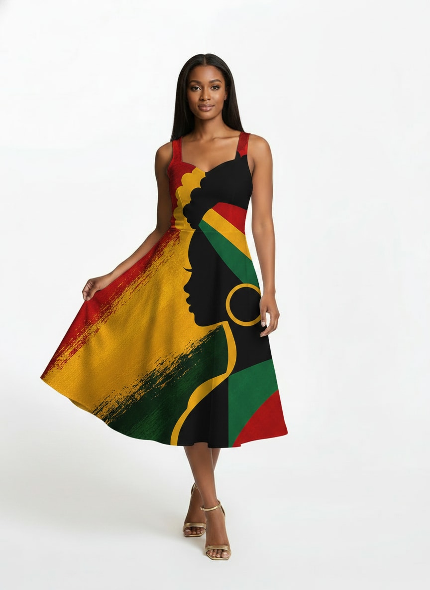 "Uhuru" Corset Dress