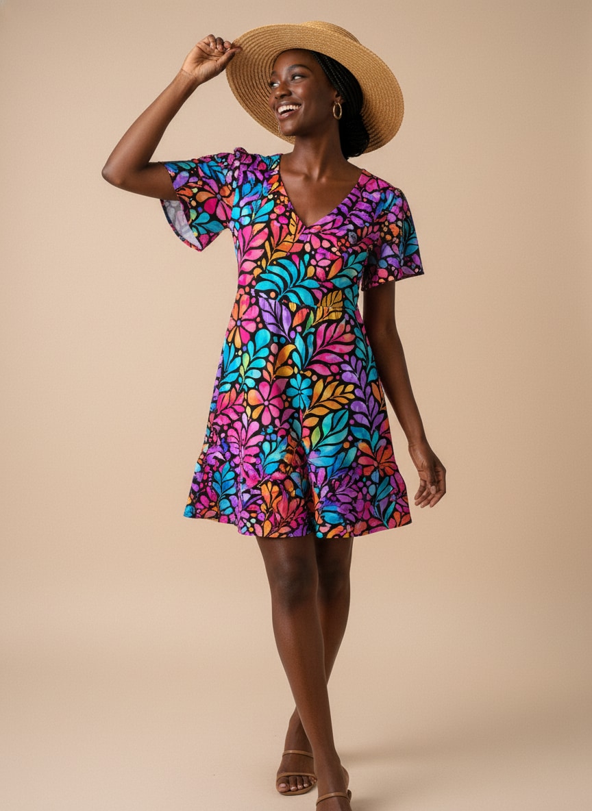 "Rangi" Floral Dress