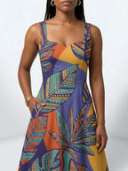 "Majani" Corset Dress