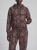 "Kitanzi" Plum Gold Hoodie & Jogger Set
