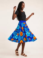 "Maua" Twirl Skirt — twirling, skirt flared out