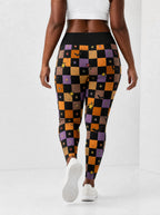 "Kimondo" Halloween Leggings — back view on model