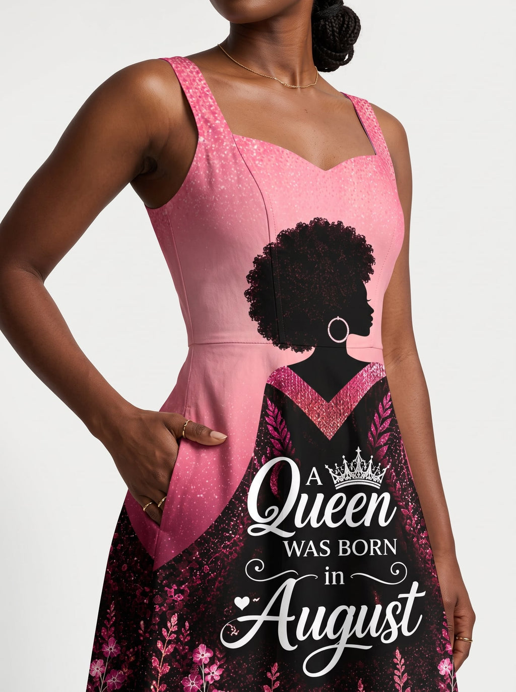 "August Queen Pink" Corset Dress