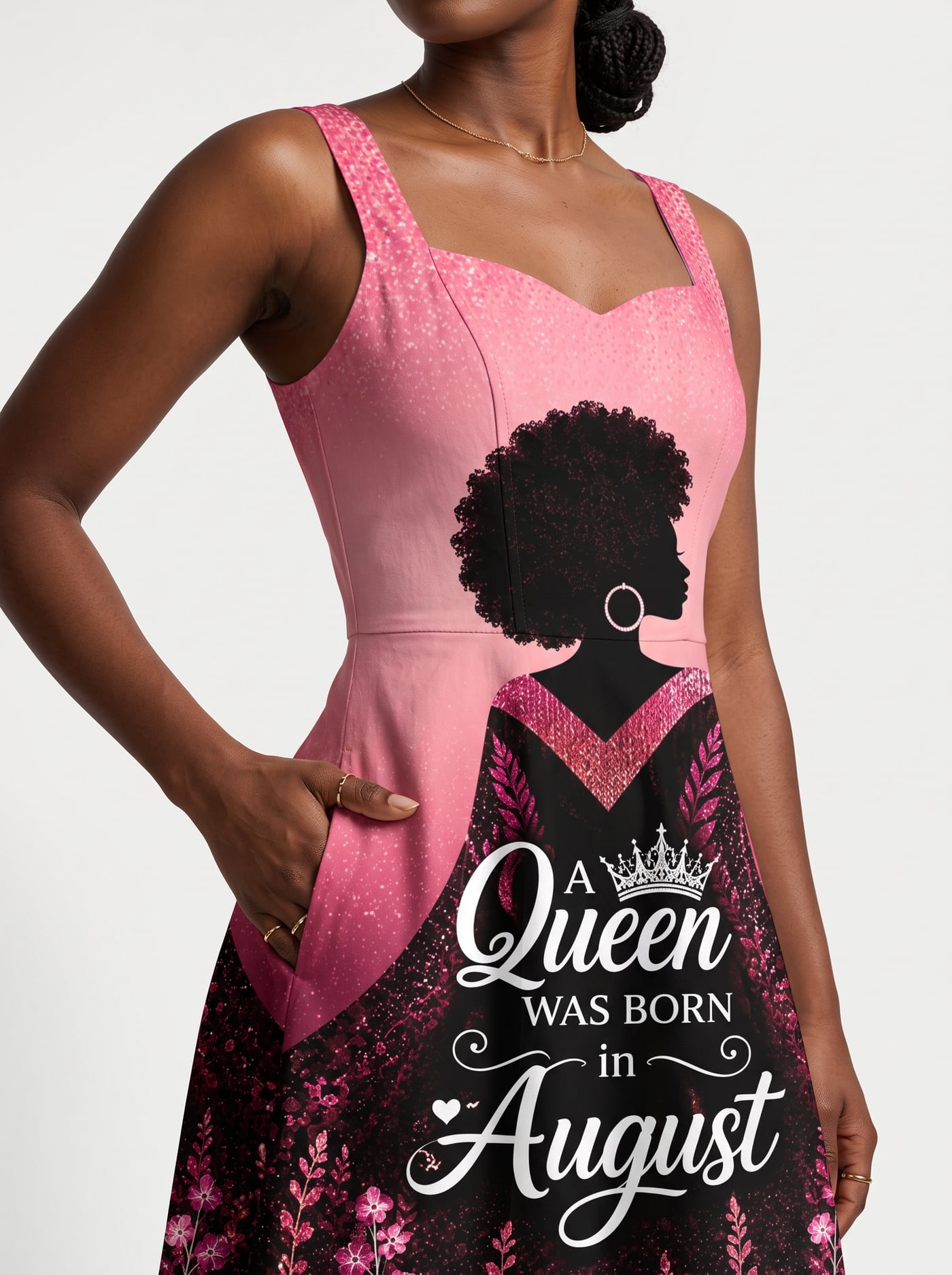 "August Queen Pink" Corset Dress
