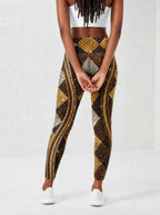 "Fataki" Leggings — back view on model