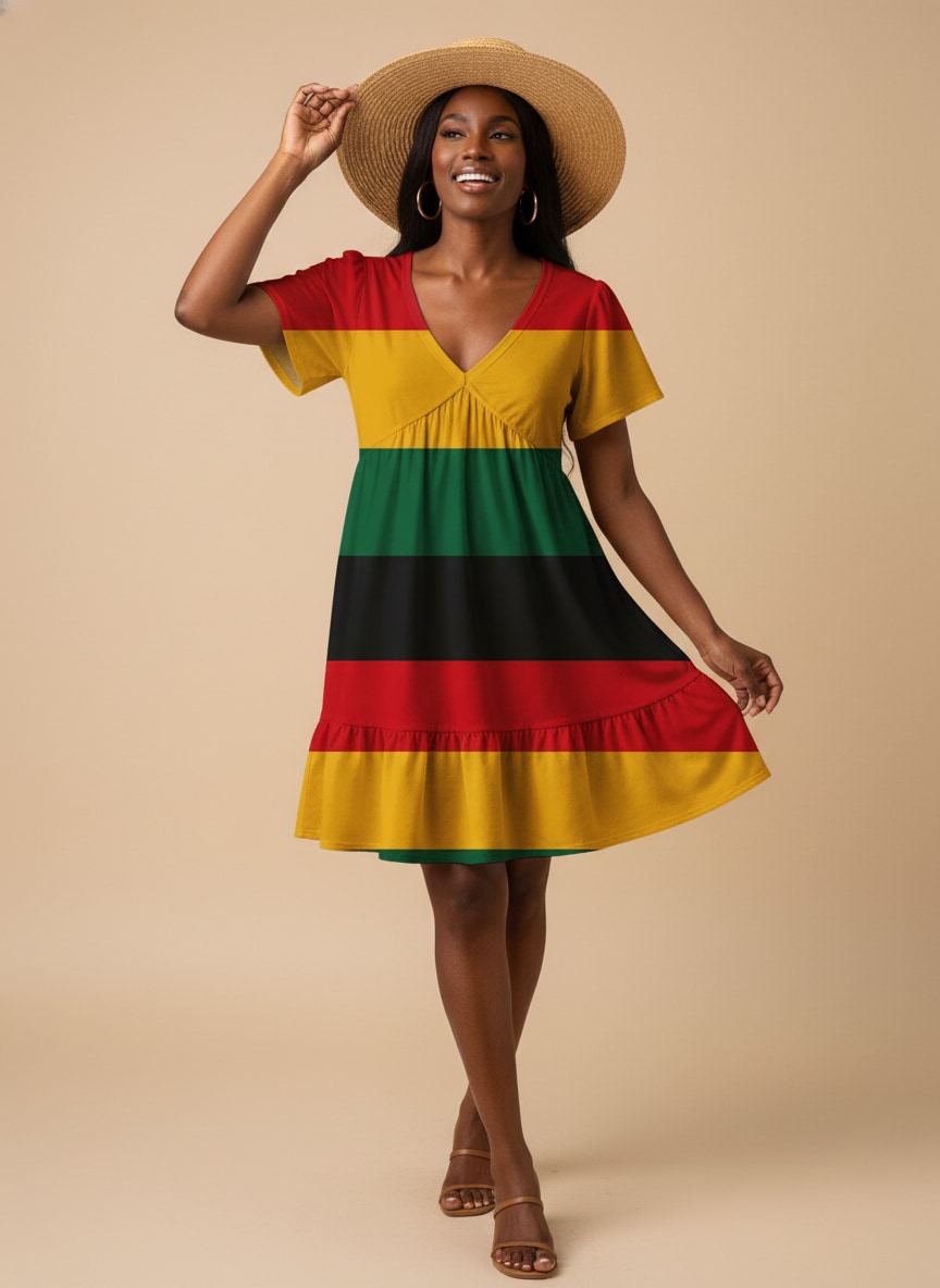 "Accra" Floral Dress