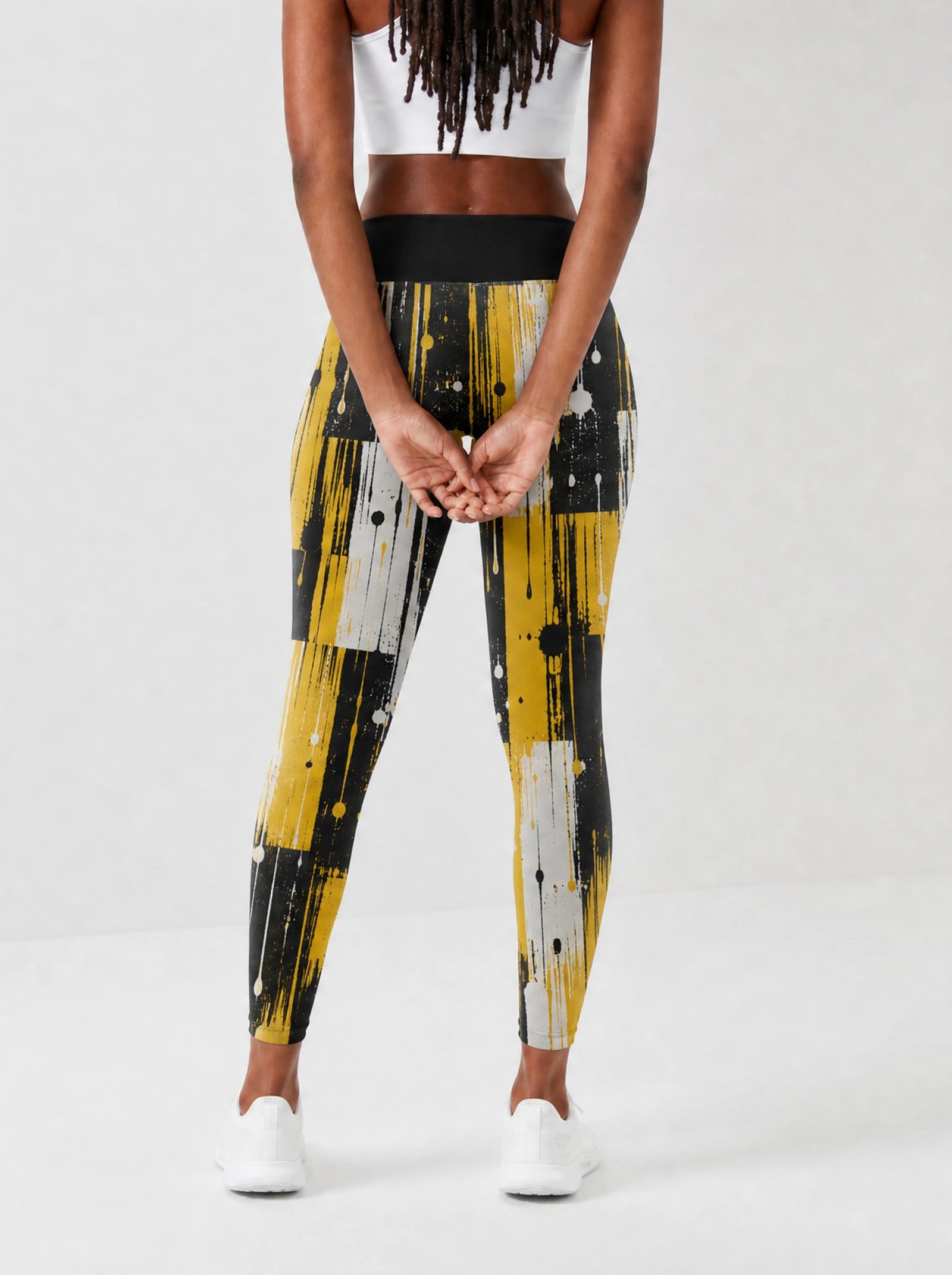"Mvua" Leggings — back view on model