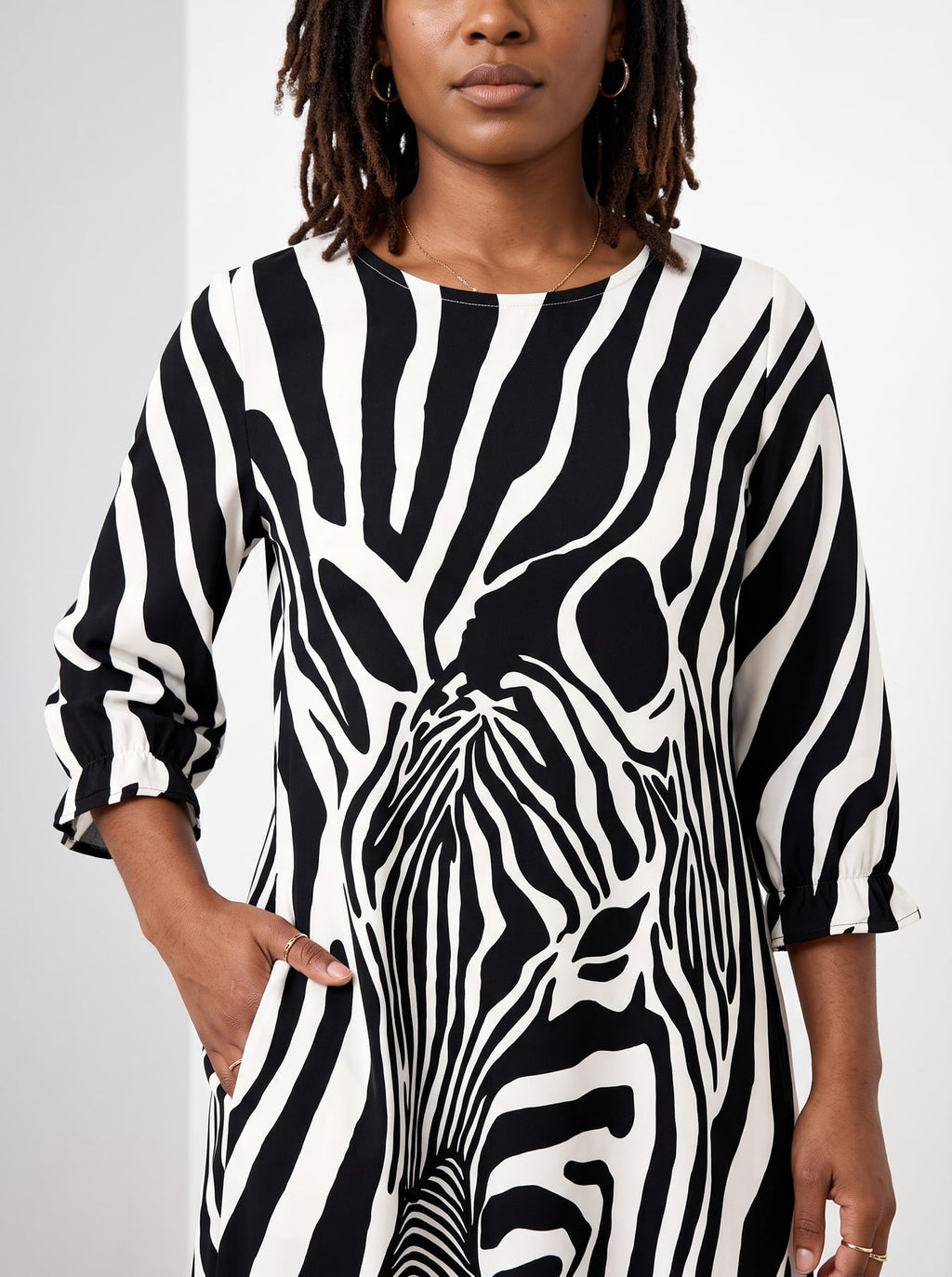 "Punda" Long Sleeve Maxi Dress