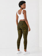 "Lamu" Leggings — back view on model
