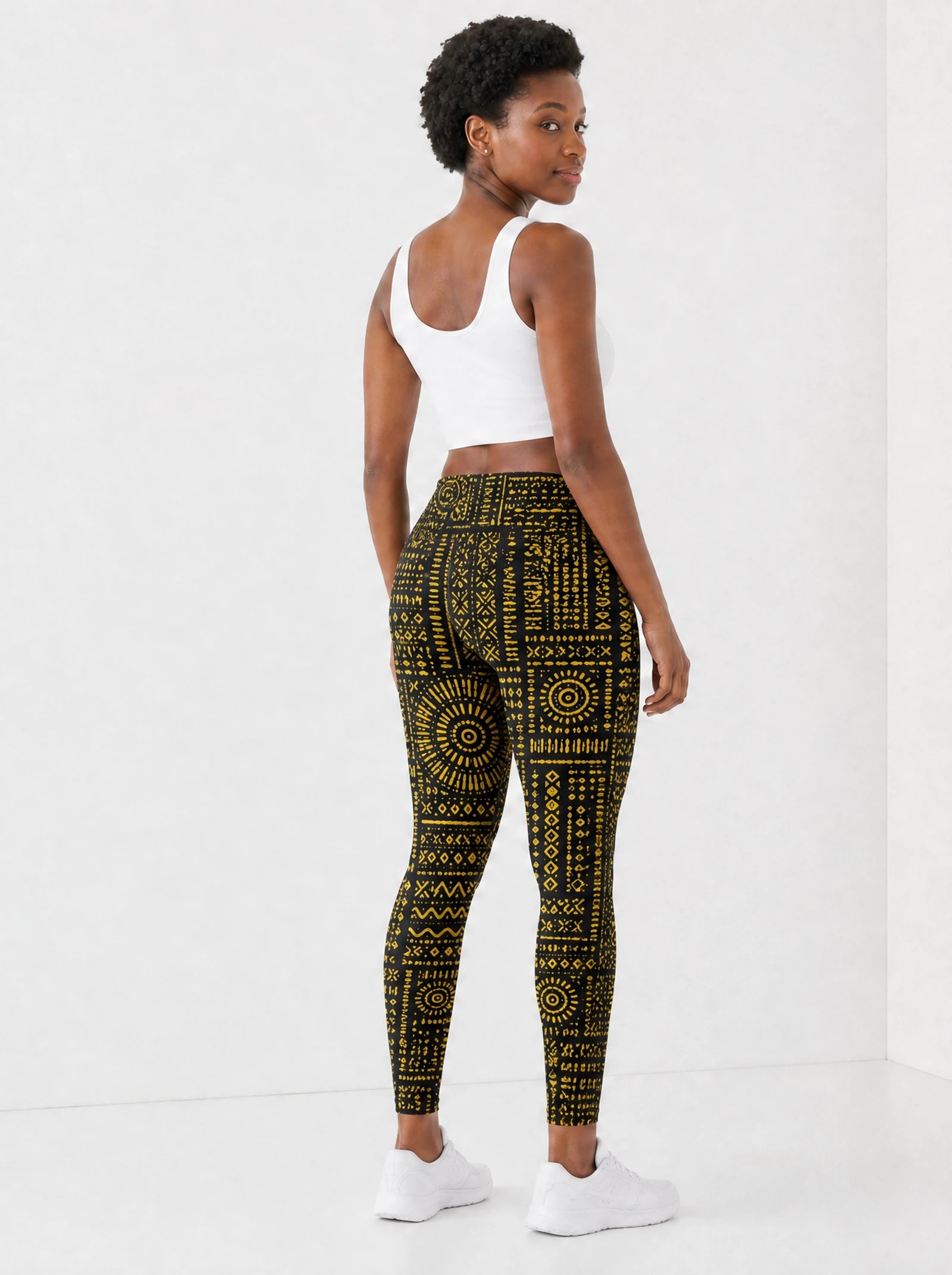 "Lamu" Leggings — back view on model