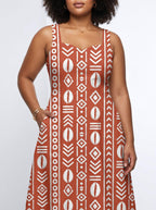 "Oshun Kijani" Corset Dress