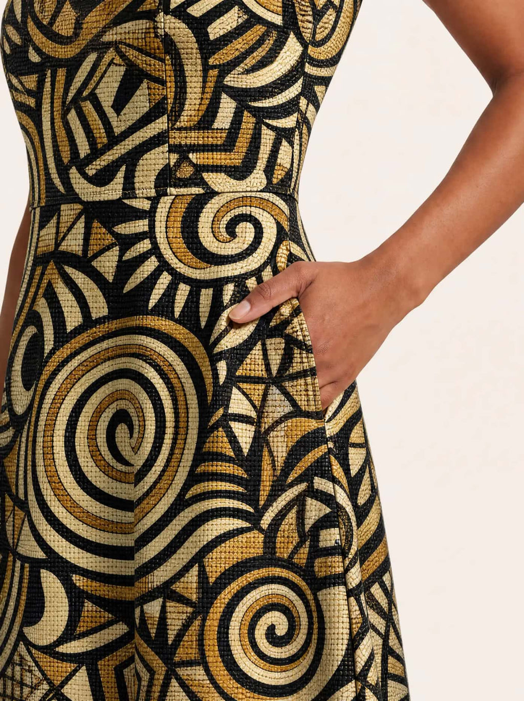 "Sahara" V Neck Midi Dress Promo