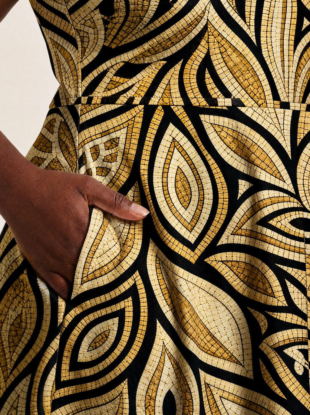 "Ashanti" V Neck Midi Dress