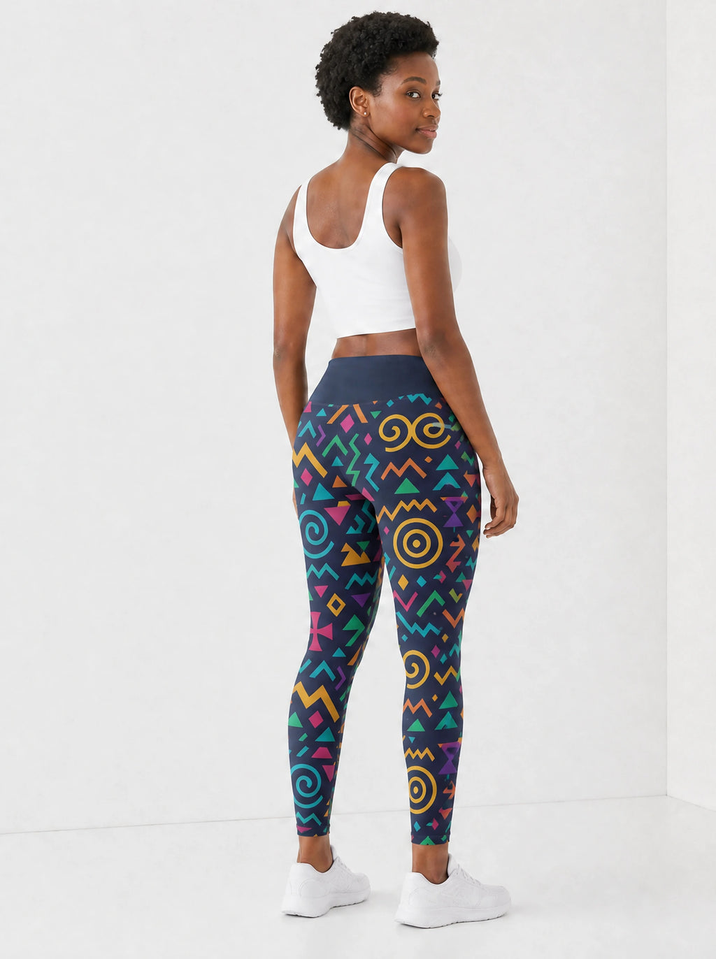 Ubuntu Leggings — back view on model