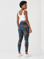 Ubuntu Leggings — back view on model