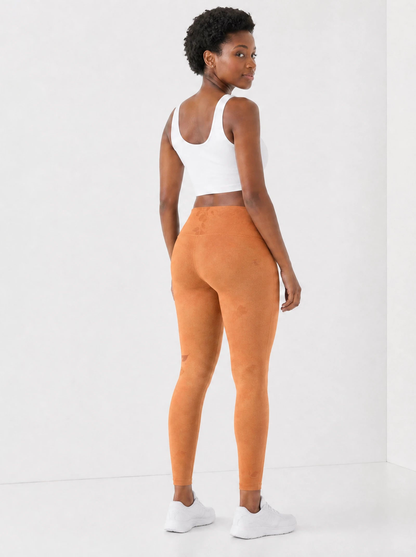 "Shujaa" Leggings — back view on model