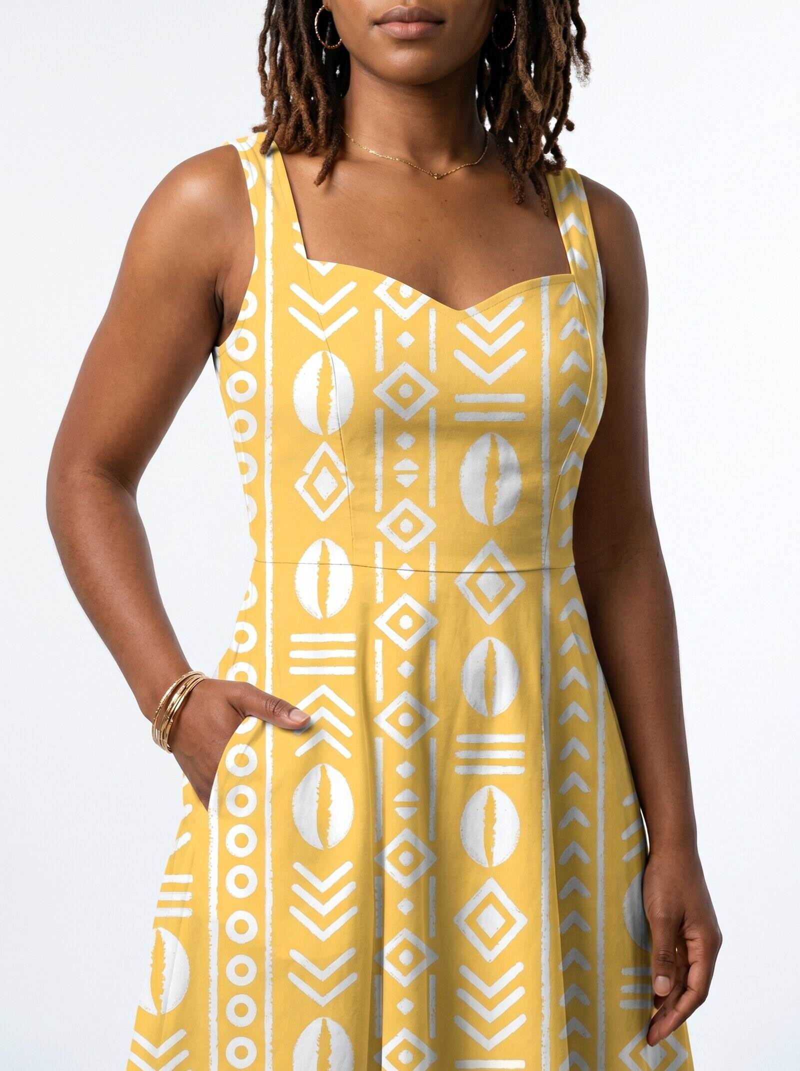 "Oshun Dhahabu" Corset Dress