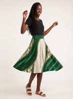 "Maile" Twirl Skirt — full length on model