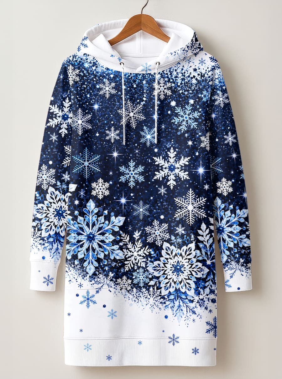 "Barafu" Hoodie Dress