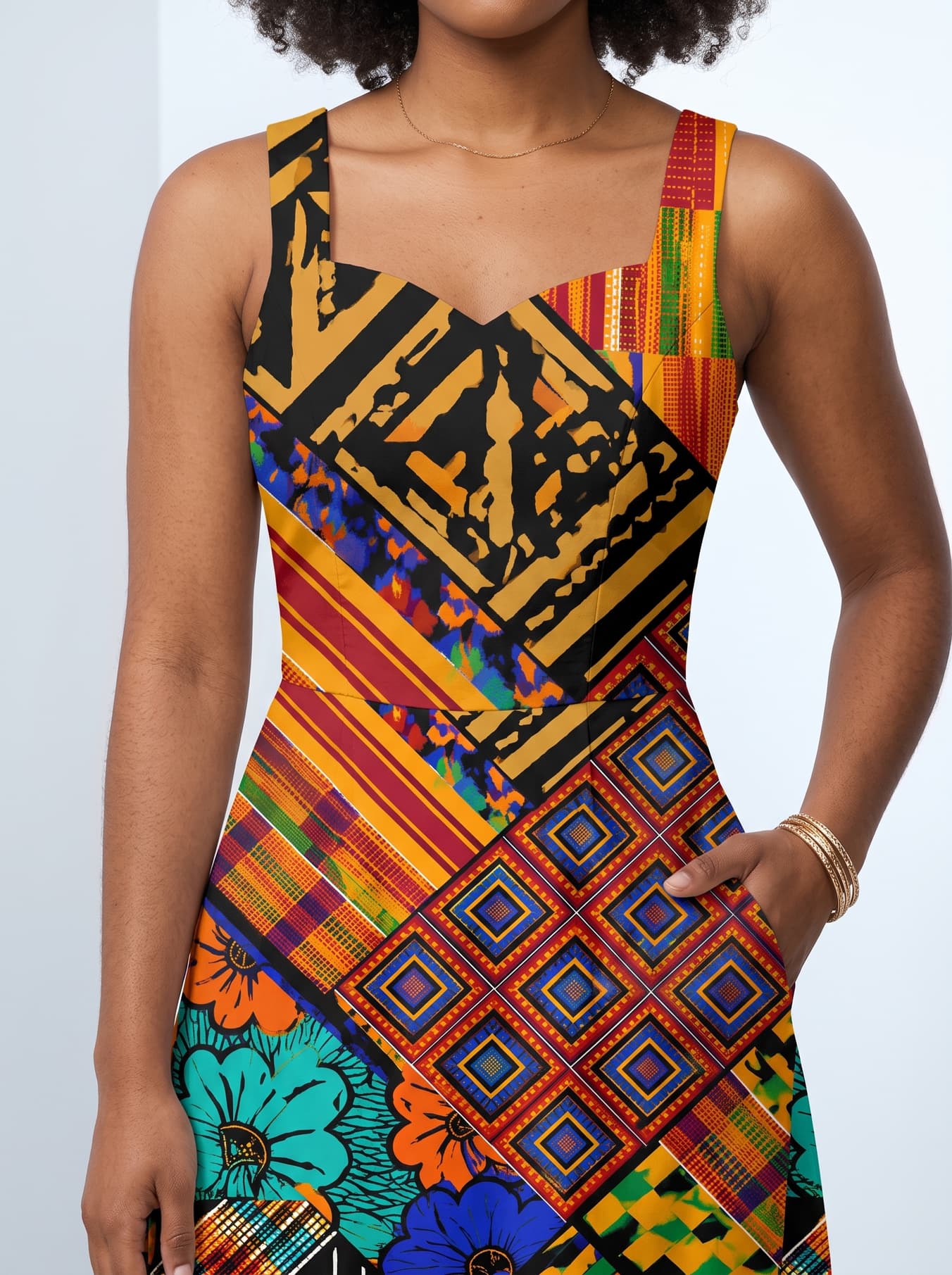 "Vitambaa" Corset Dress