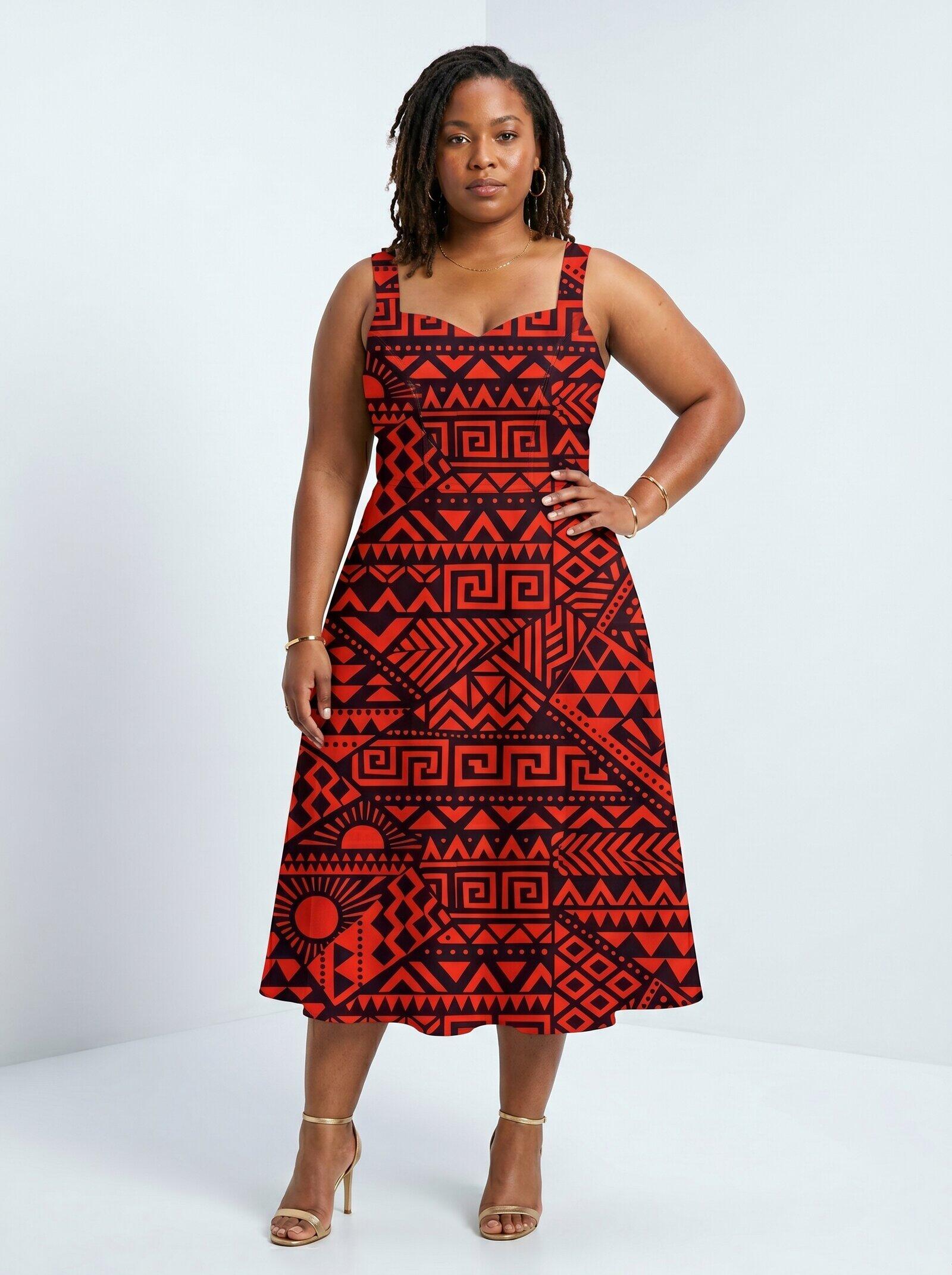 "Shaka" Burgundy Corset Dress