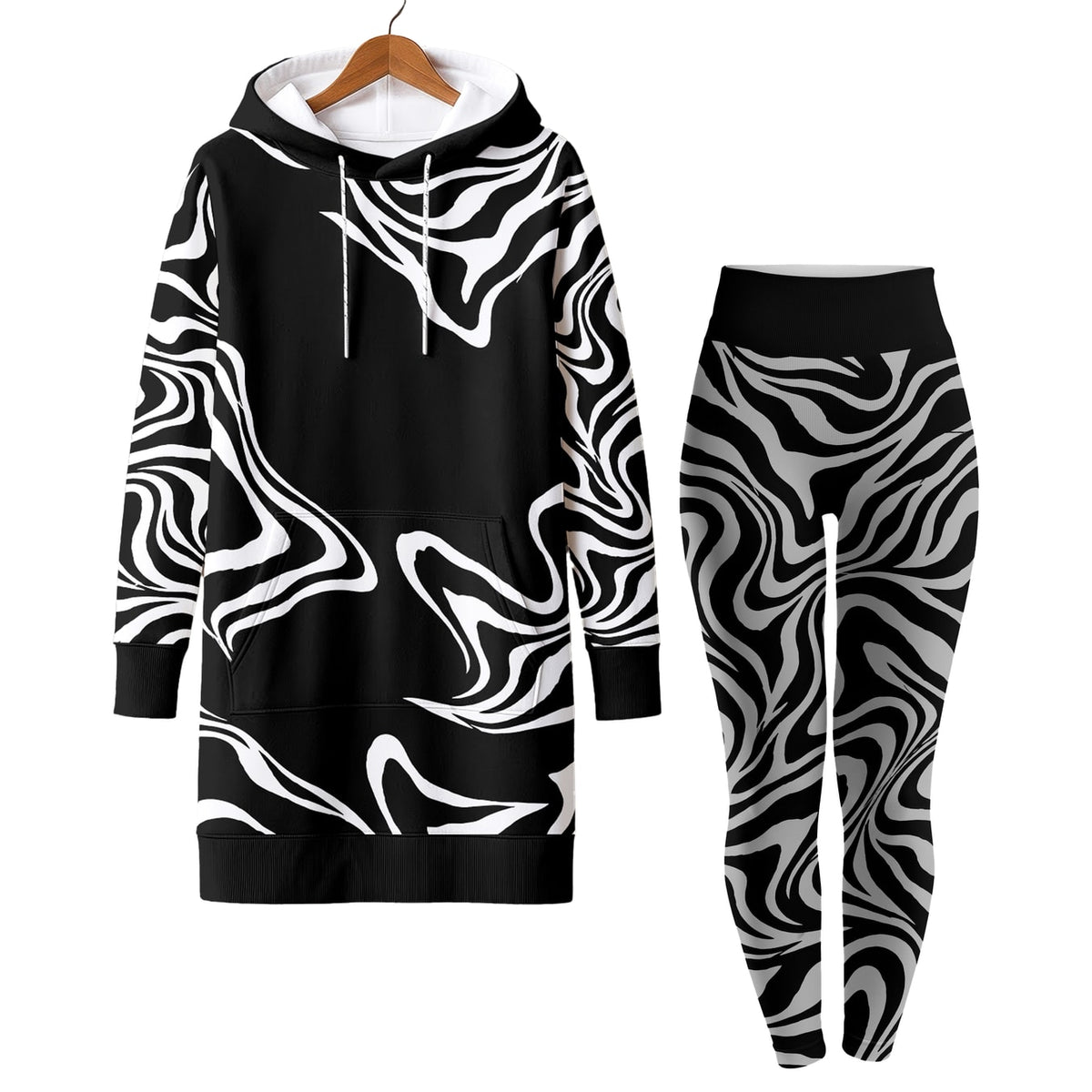"Kimbunga" Hoodie Dress & Leggings Deal