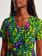 "Zumaridi" V Neck Midi Dress Promo