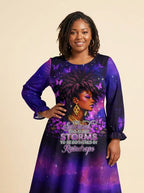 Storm Long Sleeve Maxi Dress