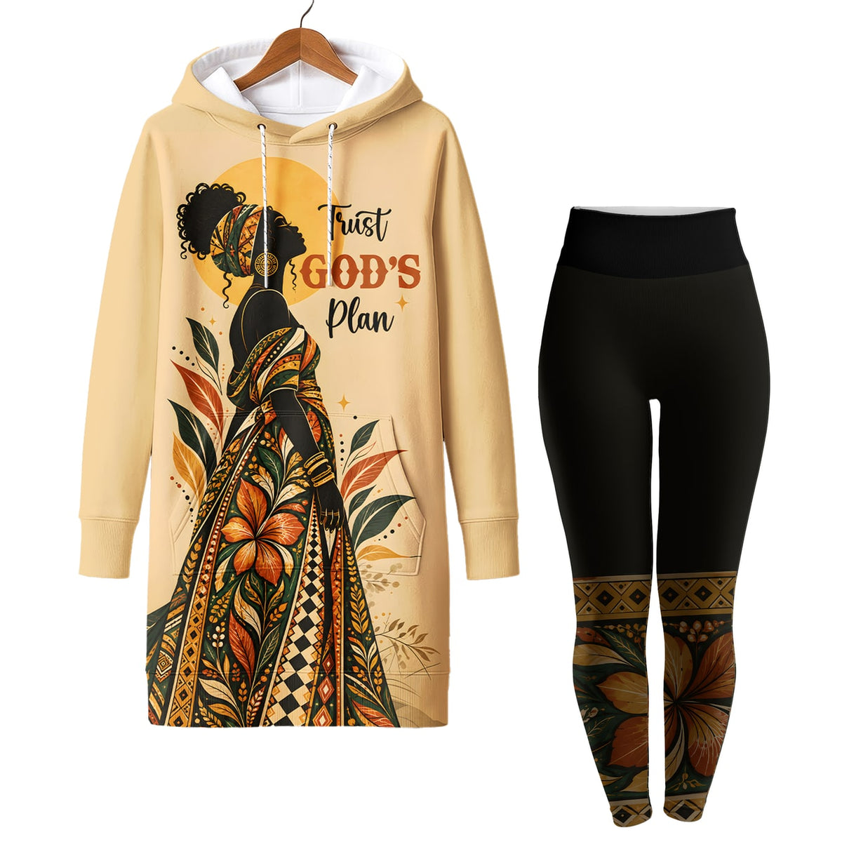 "Daima" Hoodie Dress & Leggings Deal