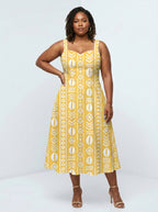 "Oshun Dhahabu" Corset Dress